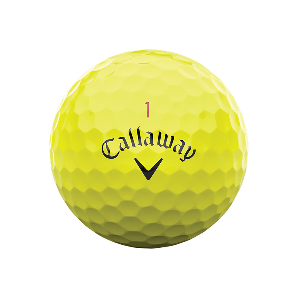 Callaway Chrome Tour X Yellow Golf Balls - Prior Generation
